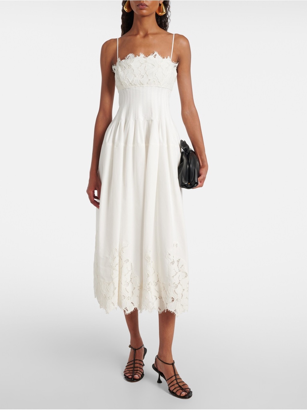 Simkhai Lilianna Lace Midi Dress - Picture 1 of 4